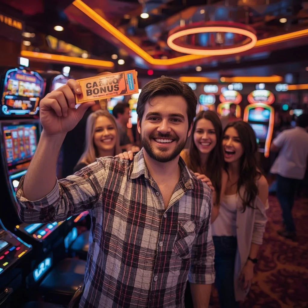 una persona con un bonus CASHALOT CASINO